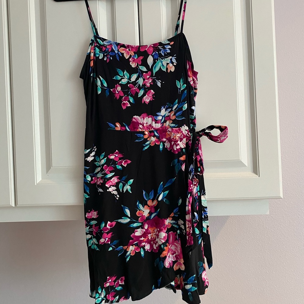 Floral Wrap Dress